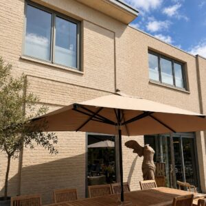 Aluminium parasol 3 x 4 m
